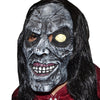 Maschera in lattice realistica mostro zombie con capelli per carnevale e halloween