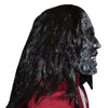 Maschera in lattice realistica mostro zombie con capelli per carnevale e halloween