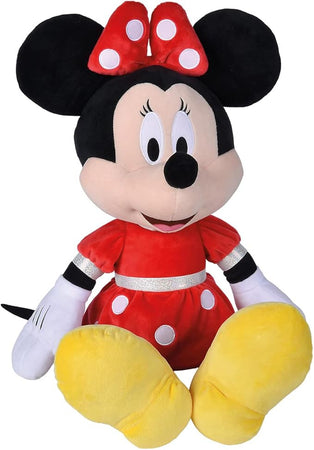 Simba - Disney Peluche Minnie con Abito Rosso 61 cm
