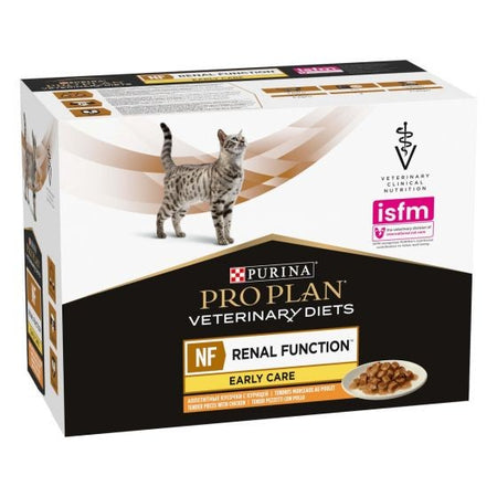 Purina Pro Plan Veterinany Diets Umido Gatto NF Renal Function Early Care Pollo 10x85gr