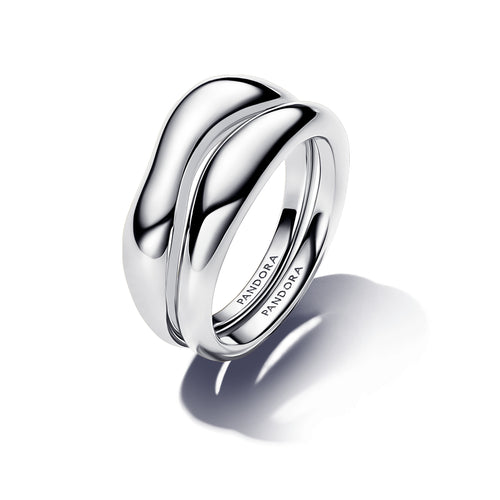 Pandora - Anello Linea Sinuosa Divisibile