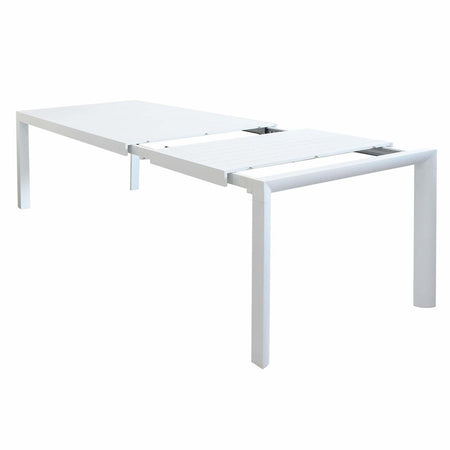 Tavolo allungabile "Sydney" in alluminio telescopico dogato 160-240x100 per giardino e veranda