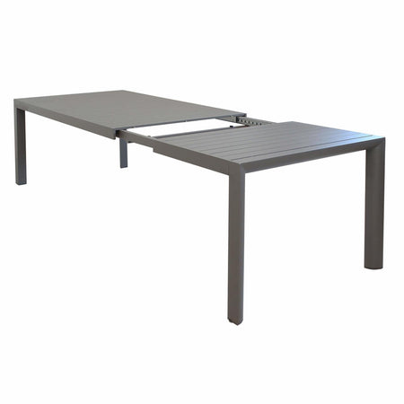 Tavolo allungabile "Sydney" in alluminio telescopico dogato 160-240x100 per giardino e veranda