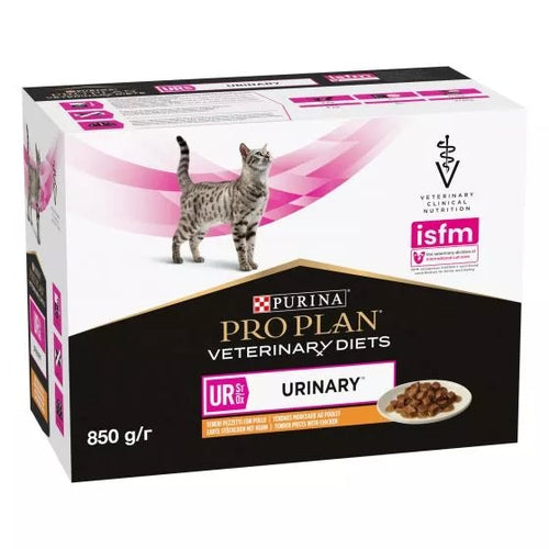 Purina Pro Plan Veterinany Diets Umido Gatto UR Urinary Pollo 10x85gr