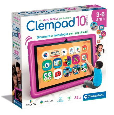 Clempad - Clempad Tablet Educativo 10 pollici rosa 16478