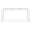 TAVOLO HAWAII IN ALLUMINIO BIANCO ALLUNGABILE 135/270 DA da esterno e giardino DOGATO