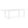 TAVOLO HAWAII IN ALLUMINIO BIANCO ALLUNGABILE 135/270 DA da esterno e giardino DOGATO