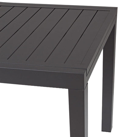 TAVOLO HAWAII IN ALLUMINIO ANTRACITE ALLUNGABILE 135/270 DA da esterno e giardino DOGATO