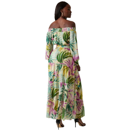 Guess vestito lungo tropical Losee W5GK16 WH9Z2 P8FY Vestiti Guess