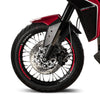 Kit strisce adesive per cerchi moto compatibili con Moto Morini X-CAPE 2022