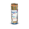 Barattolo 24 Pastelli Giotto Mega Oro/Argento Fila