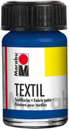 MARABU - COLORI PER TESSUTI TEXTIL PLUS 15ML - COLORE BLU MEDIO 052