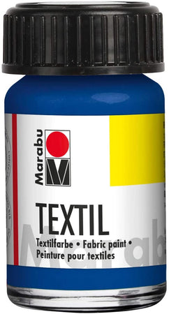 MARABU - COLORI PER TESSUTI "TEXTIL PLUS" 15ML - COLORE BLU MEDIO 052