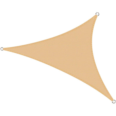 Tenda a vela triangolare Beige, Rete ombreggiante resistente ai raggi uv
