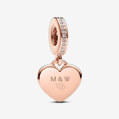 Pandora - Charm Cuore Pendente da incidere