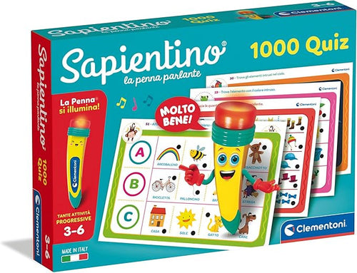 Clementoni - Sapientino La Penna Parlante 1000 Quiz 16495