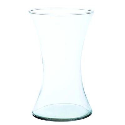 Vaso in vetro stretto al centro per acqua, fiori e piante Ø 12 x 26 cm