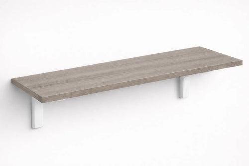 Mensola da Muro da appoggio in Legno nobilitato spessore 1,8 cm in colore Olmo
