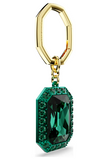 SWAROVSKI - Portachiavi Taglio ottagonale, Verde, Mix di finiture