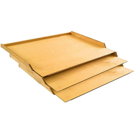 Tavoliere Spianatoia per pasta In Legno di betulla rettangolare con bordo 70 X 50 Cm