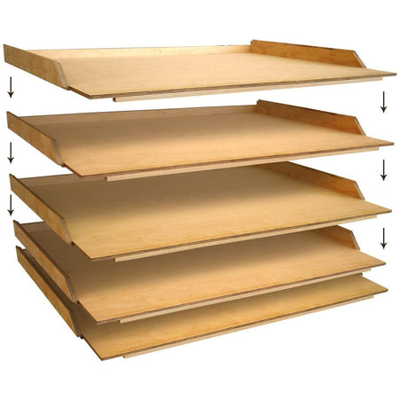 Tavoliere Spianatoia per pasta In Legno di betulla rettangolare con bordo 70 X 50 Cm