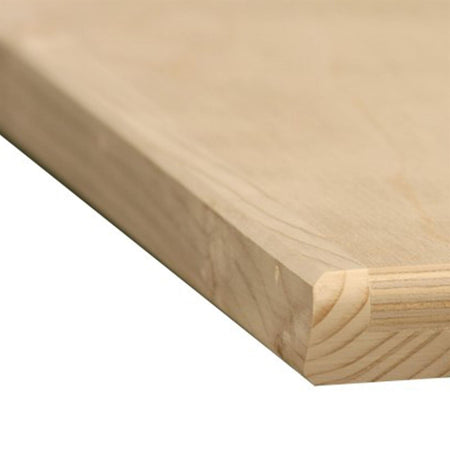 Tavoliere Spianatoia con mattarello per pasta In Legno di betulla rettangolare 57 X 37 Cm