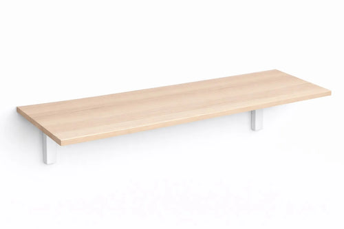 Mensola da Muro da appoggio in Legno nobilitato spessore 1,8 cm in colore Rovere
