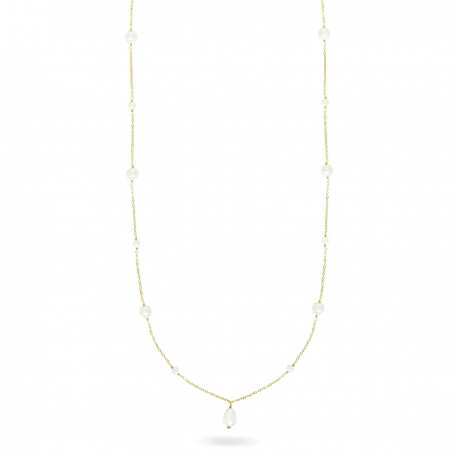 RUE DES MILLE - COLLANA LUNGA CON GOCCIA DI PERLA - WHITESIDE