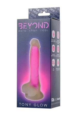 Glow in the dark dildo realistico con ventosa harness strap-on