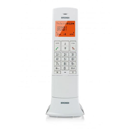 BRONDI LEMURE (BIANCO) - TELEFONO CORDLESS SINGOLO - VIVAVOCE