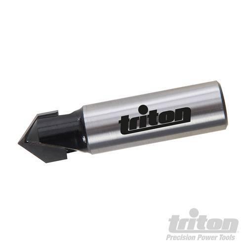 Fresa V 1/2 ideale per scanalatura e smussatura in carburo di tungsteno Triton Triton
