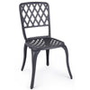 Sedia Faenza in alluminio da esterno per giardino e veranda h 89 cm