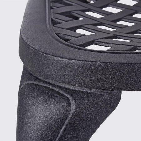 Sedia "Faenza" in alluminio da esterno per giardino e veranda h 89 cm
