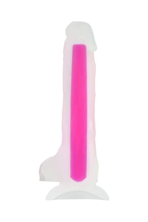Glow in the dark dildo realistico con ventosa harness strap-on