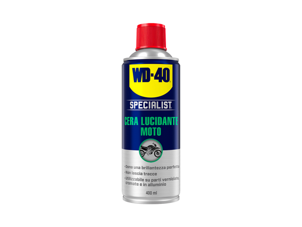 WD-40 Specialist Moto Cera Lucidante - 400ml. Confezione da 1pz
