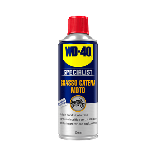 WD-40 grasso catena moto