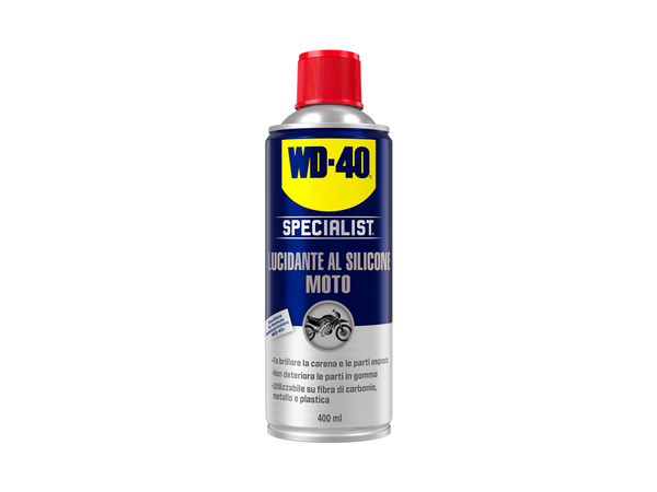 WD-40 Specialist Moto Lucidante al Silicone - 400ml. Confezione da 1pz