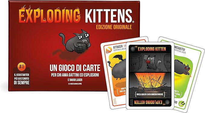 Asmodee - Gioco di carte Exploding Kittens