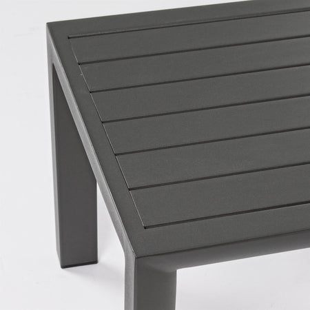 Tavolino da caffe "Cruise" per lettino da esterno e giardino 40 cm in alluminio
