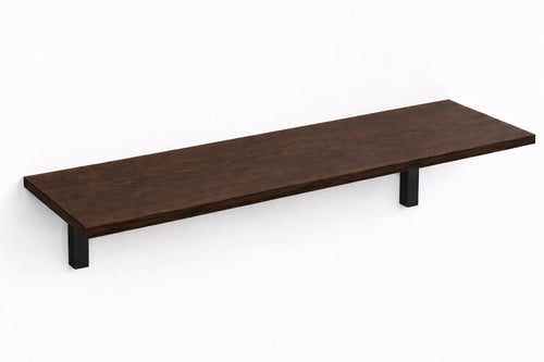 Mensola da Muro da appoggio in Legno nobilitato spessore 1,8 cm in colore Wengè
