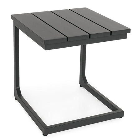 Tavolino da caffe "Skipper" per lettino da esterno e giardino 40 cm in alluminio