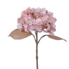 Fiore decorativo ortensia in poliestere rosa, decorazione da 45 cm