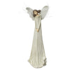 Angelo per presepe statuetta colore bianco decorazione natalizia