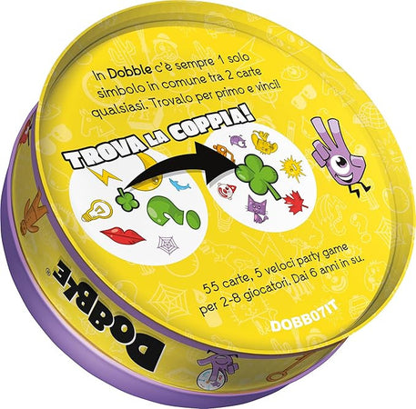 Asmodee - Gioco da tavolo Dobble, Eco-Sleeve
