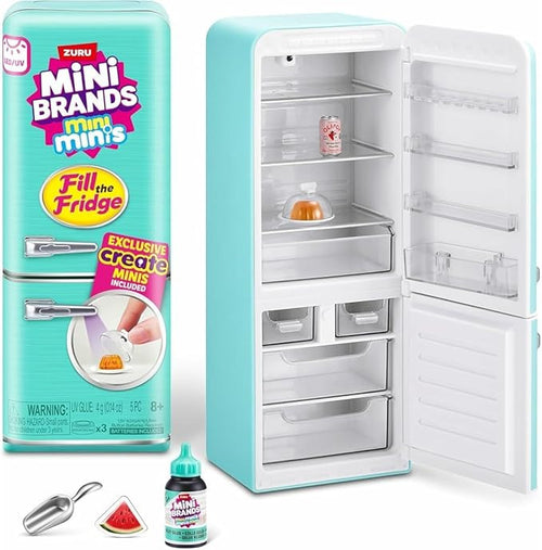 Zuru - Mini Brands Mini Frigorifero Fill The Fridge Playset