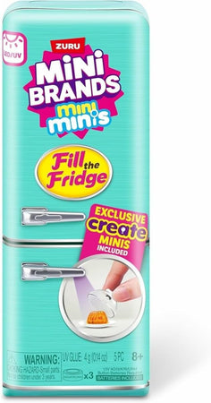 Zuru - Mini Brands Mini Frigorifero Fill The Fridge Playset