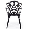 Poltrona Victoria in alluminio da esterno per giardino e veranda h 89 cm