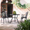 Poltrona Victoria in alluminio da esterno per giardino e veranda h 89 cm