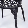 Poltrona Victoria in alluminio da esterno per giardino e veranda h 89 cm