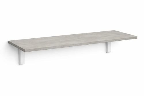 Mensola da Muro da appoggio in Legno nobilitato spessore 1,8 cm in colore Cemento